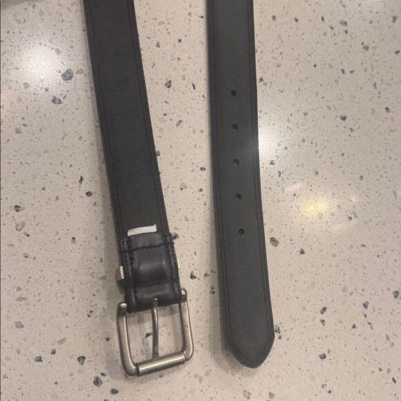 Dickies Genuine Men's Black Leather Belt Casual Work Sleek Size 44 NWOT - Picture 4 of 12